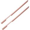 AIRYLI 2 pezzi Pomello Oro rosa Maniglie per cassetti Lega di alluminio Tiretti Armadio Manopole Cucina tirettiera Mobili manopole dell'armadio Porta per Camera Letto ringhiere (Hole distance 192mm)