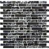 MOSANI MOS87-v1328 - Piastrelle a mosaico, colore: Nero