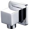 TopHomer Raccordo a gomito da parete in ottone massiccio, G1/2 uscita a gomito per doccia a mano, 1/2 Union Water Outlet per bagno doccia