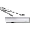Geze TS4000V - Chiudiporta con barre di bloccaggio e piastra di montaggio, colore: Argento