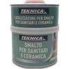 Consorzio Teknica Smalto ceramico per sanitari ceramica bicomponente bianco lucido 750ML