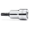 BETA 910TX 20 - Chiavi a bussola a giravite maschio per viti con impronta Torx con attacco quadro femmina 3/8 cromate - inserti bruniti