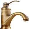 BiaoTeng Rubinetto Antico Ottone per Bagno e Bidet, Uscita Acqua a Nido d'Ape, Resistente alla Corrosione, Montaggio sul Ponte, Cromato, Spazzolato