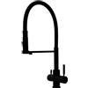 Shurity 460 Rubinetto da cucina con Doccetta 4 vie 3/8" (Nero)