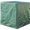 Kingpower Telo di Copertura per Container IBC per Serbatoio da 600 o 1000 Litri in Verde Acqua Telo di Copertura di Protezione per Serbatoio di Alluminio, Volume:1000 L