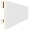 Decoration Battiscopa in SPC vari colori e misure (PF060 WHITE MIS. 6x1,5x240 cm)