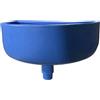 Varile Multifunzionale Lavandino in Plastica Blu con Collegamento Combinato per Giardino, Campeggio e Camper - Include Filtro per Capelli, Accessori e Design Robusto (Blu)