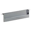 Gedotec - Maniglia per mobili e cassetti, 1 pezzo - Maniglia per armadio da cucina - Flat | Maniglia di ingresso incassata | metallo cromato | Maniglia per mobili e cassetti | 1 pezzo