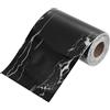 QUARKZMAN 3.94x33 Ft Carta Marmo Nero Autoadesiva, Nastro Autoadesivo Effetto Legno Bordi Carta Da Parati Toppa Riparazione Angolo Parete Decorazione Casa