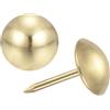 QUARKZMAN Borchie Per Tappezzeria Puntine Arredo 200Pz 11x17mm Kit Assortito Puntine Da Pollici Acciaio Al Carbonio Per Divani Casa Chiodi Decorativi Teste Di Chiodi Oro
