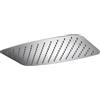 NOLUXA IMEX - Soffione Doccia Effetto Pioggia 25x40cm Cromato | Soffione Rettangolare Slim e Anticalcare per Colonna Doccia | Realizzato in Acciaio Inox S.304 | Ricambio Originale IMEX