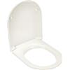 Ideal Standard - Esedra, Copriwater originale dedicato in Duroplast, Tavoletta avvolgente compatibile da 355x425x6 mm, Copri wc avvolgente termoindurente con chiusura standard, T627701, Bianco