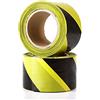stickerslab srl StickersLab - Nastro segnaletico giallo/nero in polietilene 200m x 70mm (Modello - Scatola da 2 pezzi)