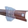 UTILFER Gronda Grondaia Canala Alluminio Roof Rame 2 Metri Lineari - Tutti Gli Sviluppi, CON ALETTA, 33
