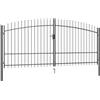 vidaXL Cancello Doppio con Punte a Lancia 400x225 cm