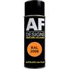 Alex Flittner Designs Spraydose di vernice brillante RAL2008 HELLROTORANGE, spray per auto fai-da-te