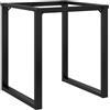 vidaXL Telaio Gambe a O per Tavolo da Pranzo 70x70x73 cm in Acciaio, gamba in ferro, gambe in ferro, gambe per tavoli, gambe per tavolo