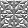 Deccart Pannelli Decorativi Per Pareti 3D 50x50 cm XPS - Grigio, 2m
