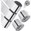 Changyeah 5 rotoli, 8000 pezzi, mini mosaico, autoadesivo, per fai da te, cucina, bagno, ktv
