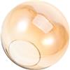 INOOMP Paralume Cilindrico in Vetro per Lampadario, Ricambio Paralume Lampadario a Globo, per Camera da Letto e Soggiorno, Leggero e Raffinato