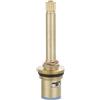 BE-TOOL Cartuccia di ricambio in ottone per rubinetto in ceramica, filettatura da 3/4, lunghezza 80 mm, valvola a stelo alto, nucleo della valvola dell'acqua del flusso della doccia, in senso antiorario