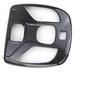 AJHJET Console Centrale Trim ABS Carbonio Auto Luce Lettura Anteriore Della Copertura Cassa Telaio Trim Adesivo Decorazione Accessori Per Jeep Per Compass 2th 2017 2018 2019 2020 Modanatura Interna Trim(Fibr