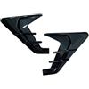 JHMHCOQ Presa D'aria Dell'auto Per VW Per Passat B8 Per Golf 5 6 7 8 MK6 MK 7 Per GTI Tuning Auto Side Fender Air Vent Decorazione Copertura(Nero)