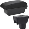 SUPER DAFI Scatola Bracciolo per Duster per Oroc 2012 2013 2014 2015 2016 2017 2018 Auto Interni Bracciolo Box Contenitore Parti Accessori(C Black Line No USB)