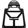 Generico Portatarga per KTM TM Fantic Husqvarna 125 300 450 Nero Pieghevole Moto Motard Enduro