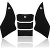 CXEPI Paraserbatoio per Moto,Protezioni Laterali Serbatoio Paraserbatoio Adesivo per Benelli 502 C 502C 2019 +,Nero