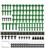 YZXOOP Moto Vite Dadi Pezzi Kit Kit Di Clip Per Bulloni Carenatura Per Piaggio Beverly 300 300S Zip 50 4S, Viti Di Fissaggio Per Parabrezza, Bulloni E Dadi Bulloni Fissaggio(Verde)