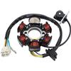 GOOFIT Generatore di Accensione di Magnetostatore a 6 Bobine Sostituzione per GY6 50cc 70cc 90cc 110cc 125cc Motocicletta ATV Sporco Bicicletta Full Wave Bobina