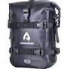 ARMOURAIN Borsa Paraurti Moto Impermeabile 6L 8L 15LBorse Moto Paramotore con Tracolla Moto Crash Bar Borse Laterali Impermeabili Strumenti Equitazione Accessori(8L PVC Nero)