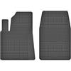 edecor Tappetini in gomma per auto per Ford Fiesta VI anno di costruzione 2008 - 2017, tappetini anteriori per conducente e passeggero R_A