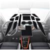 BIXUAN Compatibile con Kia Stonic 2018-2022 2023 2024 Tappetino Tappetini in Gomma per Auto Accessori Antiscivolo Mat per Console Centrale Bracciolo Scanalatura Porta Portabicchieri Plancia di comando