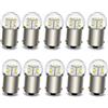 Ruiandsion 1156 P21W BA15S LED lampadine bianche 6V-30V 12V 24V per le luci posteriori della nebbia di riserva dell'automobile LED, luci di marcia diurne DRL RV luci interne (10PCS)