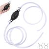 Flintronic Pompa Manuale, Con Tubo Sifone 2M（Nero） | Pompa trasferimento liquidi alto flusso per acqua, benzina, diesel, olio motore e liquidi non corrosivi per auto