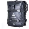 ARMOURAIN Borsa Paraurti Moto Impermeabile 6L 8L 15LBorse Moto Paramotore con Tracolla Moto Crash Bar Borse Laterali Impermeabili Strumenti Equitazione Accessori(15L PVC Nero)