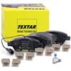 TEXTAR Kit pastiglie freno, Freno a disco 2370502 Compatibile con: ALFA ROMEO MITO, FIAT BRAVO II, DOBLO Großraumlimousine, DOBLO Kasten/Großraumlimousine, FIORINO Kasten/Großraumlimousine, IDEA