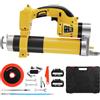 KEATFE Pompa per grasso a batteria 18V, Kit pompa elettrica per grasso con 2 batterie e caricabatterie, motore brushless 8000 PSI, batteria agli ioni di litio 18V 5,5Ah per veicoli e macchine