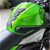 Midimttop Moto Laterale Serbatoio Carburante Pad Trazione Gas Ginocchio Grip Adesivo Protettivo Tankpad Protector Compatible With NINJA500/Z500 NINJA 500/Z 500 2024 2025 (Verde)