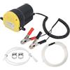 Yasta Pompa Olio Motore Estrazione Elettrica 12V Kit Travaso Aspira Liquidi Diesel Gasolio e Carburante per Cambio Olio Veloce Auto Moto e Barca Portata 1.5L/min