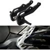 Generic Moto poggiapiedi pedali Set di pedane per Honda NC700D NC750D NC 700D 750D Accessori Integra (black)