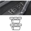 HLMNAKE Adesivi interni in fibra di carbonio, accessori per auto tuning e decorazione per interni per VW GOLF 7 2014-2020 (pulsanti finestra)