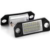 Lzcat 2PCS nessun errore numero di targa luce lampada LED per MK2/C-MAX MK1