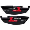 labelbike - Adesivi 3D Moto Borse Laterali Protezione e Decorazione in Resina compatibile con Yamaha Tracer 9 GT 2021-2023 - Colore Rosso