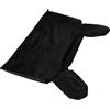 Amosfun Copertura per Manubrio Moto Orecchie, Velluto, Nylon Nero | Protezione Antipioggia per Scooter Elettrici e Parabrezza, Pieghevole, per Garage, Guida Bagnata
