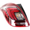 Wnfmjqe Fanali Posteriori LED Fanale Posteriore A LED Per Opel Per Mokka 2016 2017 2018 2019 Luce Freno Paraurti Posteriore Fanali Posteriori Gruppo Ottico Posteriore Luce posteriore(Left side)