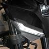 labelbike - Adesivi 3D Moto Muso Protezione e Decorazione in Resina Compatibile con Yamaha MT 09 2024-2025 Colore Grigio