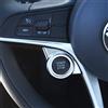 AUTO-spro Per Romeo Giulia Stelvio 2017-2019 ABS Plastica Auto Start Engine Stop Cover Trim Accessori (argento)
